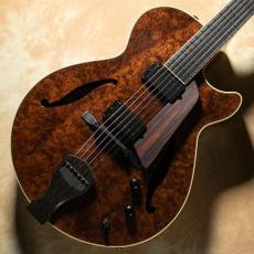 Kikuchi Guitars Archtop JF15 2HB Ltd Exotic Imbuia Burl_2
