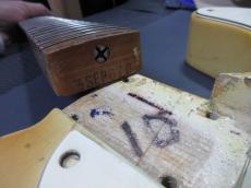 Fender 1967 Telecaster Blonde/Maple cap " Front PU Humbucker Modify"_10