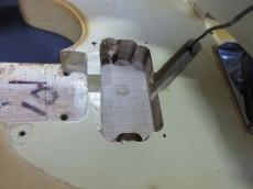 Fender 1967 Telecaster Blonde/Maple cap " Front PU Humbucker Modify"_11