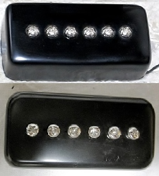 Mosrite 用、京UPピックアップ　1セット販売。64年ラージポールピースモデル。　ハンドワウンド
