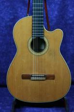 石井栄 エレアコ　杉/ローズウッド　カッタウェイ有り　1991年_2