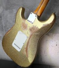 Fender Custom Shop 1957 Stratocaster Relic / Gold Sparkle_3
