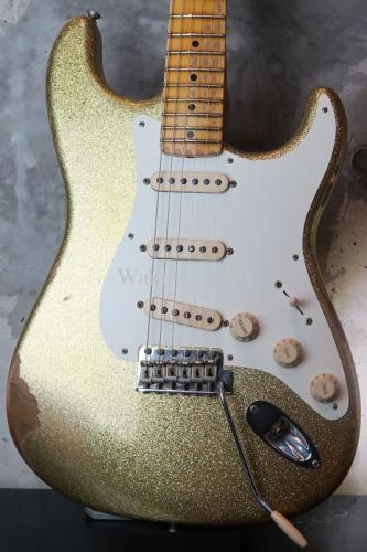 Fender Custom Shop 1957 Stratocaster Relic / Gold Sparkle