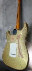 Fender Custom Shop 1957 Stratocaster Relic / Gold Sparkle_9