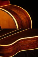 YAMAHA L-53 CUSTOM【前期モデル テリー中本氏サイン入り 高級えぞ松×高級ハカランダ 本鼈甲ピックガード 相場よりお安くご提供です!】解説試奏動画ご覧下さい。_16