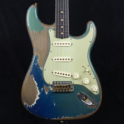 Fender Custom Shop MBS 1961 Stratocaster Heavy Relic Dark Lake Placid Blue to Lake Placid Blue by Dale Wilson