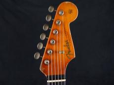 Fender Custom Shop MBS 1961 Stratocaster Heavy Relic Dark Lake Placid Blue to Lake Placid Blue by Dale Wilson_5