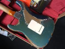 Fender Custom Shop MBS 1961 Stratocaster Heavy Relic Dark Lake Placid Blue to Lake Placid Blue by Dale Wilson_9