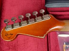 Fender Custom Shop MBS 1961 Stratocaster Heavy Relic Dark Lake Placid Blue to Lake Placid Blue by Dale Wilson_11