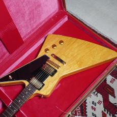 Gibson Custom Shop 1958 Korina Explorer Reissue VOS Black Pickguard Natural_3