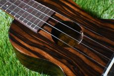 tkitki ukulele ECO-S+ StripedEbony Soprano【S/N 1708】_9
