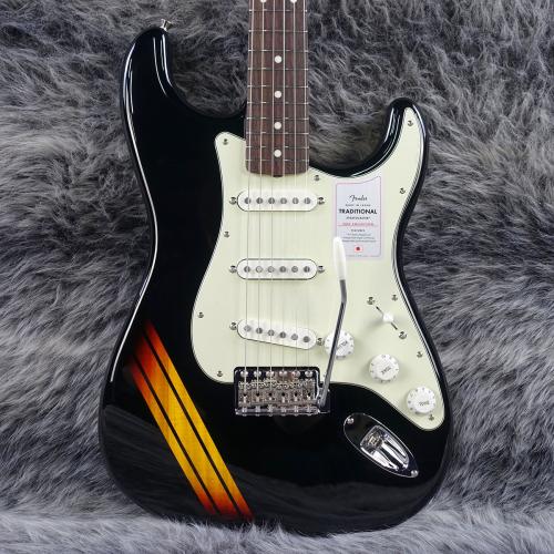 Fender MIJ Traditional 2025 Collection 60s Stratocaster Competition Black/3-Color Sunburst【スプリン