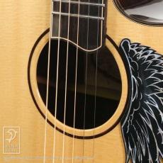 Naga Guitars Kotaro Oshio Signature "Wings" Series - Cutaway_11
