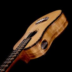 KOU ukulele Soprano LN Bell-shape "S"model - Cedar / Koa-_6