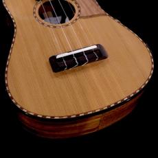 KOU ukulele Soprano LN Bell-shape "S"model - Cedar / Koa-_10
