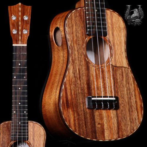 KOU ukulele Soprano LN Bell-shape "S"model - Hawaiian koa-