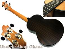 Akira Niihori Ukulele [Somali] テナー4弦 17.5-18インチ ファンフレット サイドホール #04030 ウエスタンレッドシダー/インディアンローズウッド_2