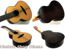 Akira Niihori Ukulele [Somali] テナー4弦 17.5-18インチ ファンフレット サイドホール #04030 ウエスタンレッドシダー/インディアンローズウッド_3