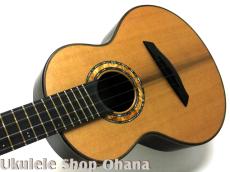 Akira Niihori Ukulele [Somali] テナー4弦 17.5-18インチ ファンフレット サイドホール #04030 ウエスタンレッドシダー/インディアンローズウッド_6