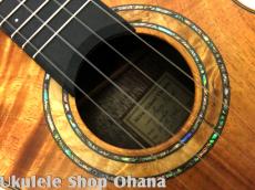 Akira Niihori Ukulele [Crocodile]セミテナー サイドホール カッタウェイ ハワイアンコア/アメリカンウォルナット #03037_11