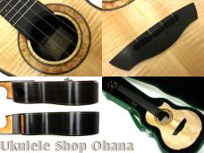 Akira Niihori Ukulele [Lizard] グランドコンサート サイドホール #05033 CW/AR カーリー栃/インディアンローズウッド(裏1P)_4