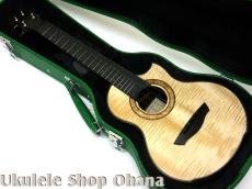 Akira Niihori Ukulele [Lizard] グランドコンサート サイドホール #05033 CW/AR カーリー栃/インディアンローズウッド(裏1P)_5