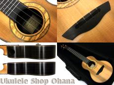 Akira Niihori Ukulele [Daizu] スモールコンサート サイドホール #06006 ウエスタンレッドシダー/インディアンローズウッド_4