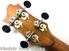 Akira Niihori Ukulele [Daizu] スモールコンサート サイドホール #06005 カーリー栃/アメリカンウォルナット_14