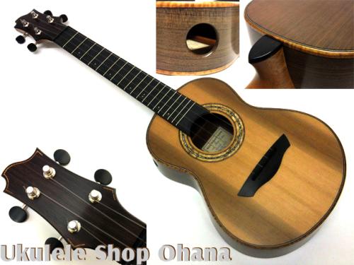 Akira Niihori Ukulele [Wasabi] スモールコンサート サイドホール #01055 ウエスタンレッドシダー/アメリカンウォルナット