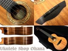 Akira Niihori Ukulele [Wasabi] スモールコンサート サイドホール #01054 アフリカンマホガニー_4