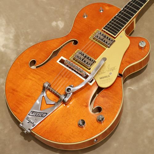 Gretsch G6120T-BSSMK Brian Setzer Signature Nashville Hollow Body '59 "Smoke" with Bigsby, Smoke Orange