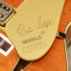 Gretsch G6120T-BSSMK Brian Setzer Signature Nashville Hollow Body '59 "Smoke" with Bigsby, Smoke Orange_9