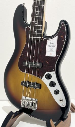 Fender Made in Japan Traditional 60s Jazz Bass, Rosewood Fingerboard / 3-Color-Sunburst