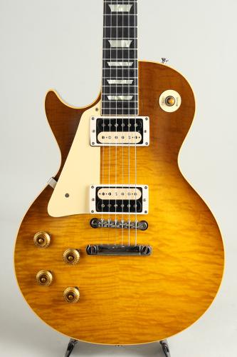 Gibson 1959 Les Paul Standard Reissue Left Hand VOS Hand Select Top Green Lemon Fade #953493