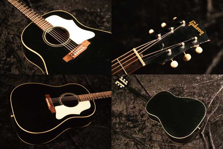 Gibsonj45 エボニーブラック Gibson J-45 ハカランダ指板 レアカラー エボニー・ブラック