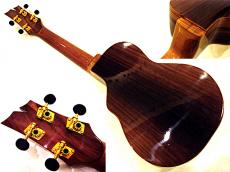 Ohana Spirit Ukulele Tenor Full Custom Cutaway Adirondack Spruce/Brazilian Rosewood_2
