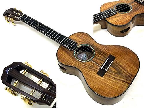 Mana'e Ukulele Tenor Full Custom Hawaiian Koa