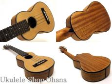 Toshi.G Ukulele [TU-SL] ソプラノ・ロングネック カスタム シダー/アフリカン・マホガニー_3