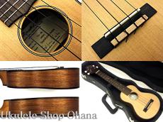 Toshi.G Ukulele [TU-SL] ソプラノ・ロングネック カスタム シダー/アフリカン・マホガニー_4