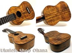 Seeler Ukulele ソプラノ(スタンダード) カスタム ハワイアン・カーリーコア_3