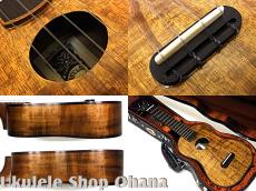 Seeler Ukulele ソプラノ(スタンダード) カスタム ハワイアン・カーリーコア_4