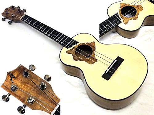Ana'ole Tenor Custom [BigIsland] Spruce/Hawaiian Koa