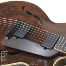 Kikuchi Guitars  MF15L 2HB Imbuia Burl_9