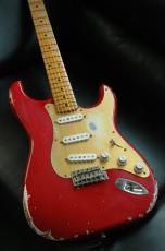 SCOOP `55-ST Ash Hard.Aged Gold Anodized Pickguard_3