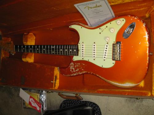 Fender Fender CUSTOMSHOP '62 STRATOCASTER Heavy Relic Candy Tangerine