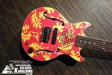 Woodstics Guitars  WS-MINI ALOHA Pink & Yellow Aloha【トラベルギターにピッタリ!】_2