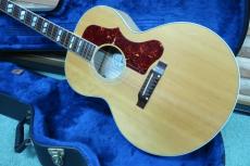 Gibson J-185 NA / Natural Finish・Grover Peg・Double Parallelograms Inlays・Solid Sitka Spruce・Solid Flame Maple Side and Back ・Large Tortoiseshell  Pick guard・With Original Pickup【With Original Hard Case】  200_2