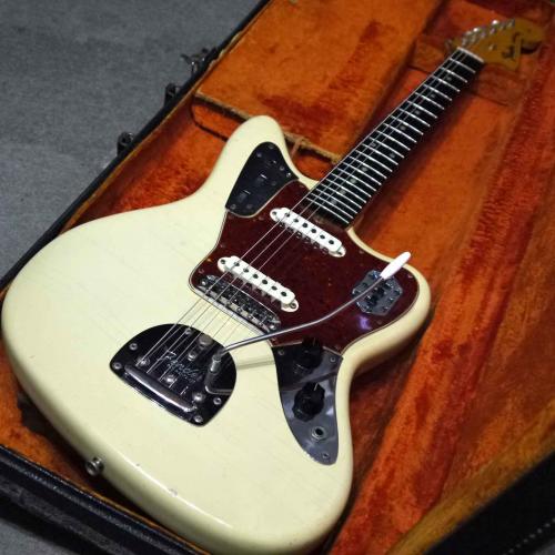 Fender Jaguar Blond  ジャガー  ブロンド アッシュボディ  ドットポジション1965年製 です