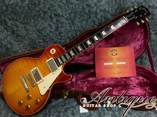 Gibson Custom Shop Historic Collection 1959 Les Paul Super Black BZF ‘03年製 Washed Cherry N-Mint 4.0kg “Like a Burst”