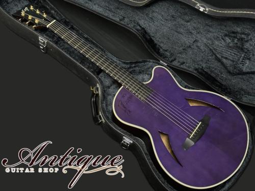 ESP AS-300 THE ALFEE SAKAZAKI Model 2000s Purple Top Signed /Figured Mahogany "Built To Order DC-Model"